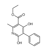ethyl 4-hydroxy-2-methyl-6-oxo-5-phenyl-1H-pyridine-3-carboxylate结构式