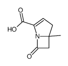 1-Azabicyclo[3.2.0]hept-2-ene-2-carboxylicacid,5-methyl-7-oxo-(9CI) Structure