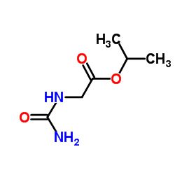 Glycine, N-(aminocarbonyl)-, 1-methylethyl ester (9CI) structure