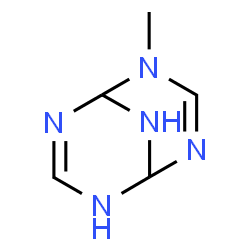2,4,6,8,9-Pentaazabicyclo[3.3.1]nona-2,6-diene,4-methyl-(9CI) structure