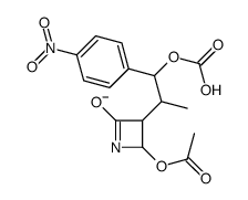 [2-(2-acetyloxy-4-oxoazetidin-3-yl)-1-(4-nitrophenyl)propyl] carbonate Structure