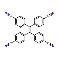 4-[1,2,2-tris(4-cyanophenyl)ethenyl]benzonitrile Structure