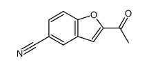 2-acetylbenzofuran-5-carbonitrile Structure