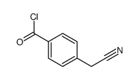 Benzoyl chloride, 4-(cyanomethyl)- (9CI) Structure