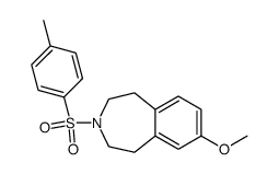 1,2,4,5-tetrahydro-7-methoxy-3-(p-toluenesulfonyl)-3H-3-benzazepine Structure