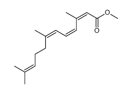 methyl all-Z-3,7,11-trimethyldideca-2,4,6,10-tetraenoate结构式