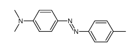 N,N-dimethyl-N-{4-[(E)-(4'-methylphenyl)diazenyl]phenyl}amine Structure