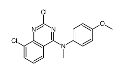 2,8-dichloro-N-(4-methoxyphenyl)-N-methylquinazolin-4-amine Structure