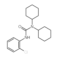 Urea,N'-(2-chlorophenyl)-N,N-dicyclohexyl- structure