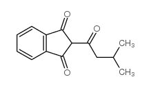 2-ISOVALERYLINDAN-1,3-DIONE Structure