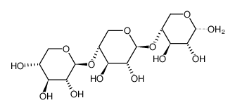 benzyl 2,3-di-O-α-Larabinofuranosyl-β-D-xylopyranoside结构式