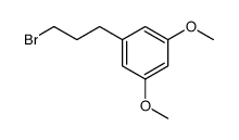 3-(3,5-dimethoxyphenyl)-1-bromopropane结构式