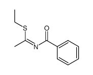 ethyl (Z)-N-benzoylethanimidothioate Structure
