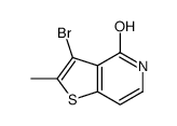 3-bromo-2-methyl-5H-thieno[3,2-c]pyridin-4-one结构式