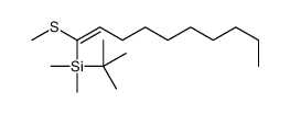 tert-butyl-dimethyl-(1-methylsulfanyldec-1-enyl)silane Structure
