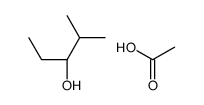 acetic acid,(3S)-2-methylpentan-3-ol Structure