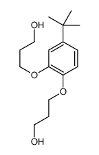 3-[4-tert-butyl-2-(3-hydroxypropoxy)phenoxy]propan-1-ol Structure