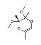 (2S,3S)-2,3-dimethoxy-2,3,5-trimethyl-1,4-dioxine Structure
