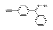 Benzonitrile,4-(hydrazinylidenephenylmethyl)- Structure