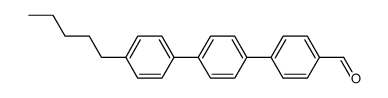 4-Pentyl-[1,1';4',1'']terphenyl-4''-carbaldehyde结构式