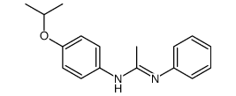 N2-(p-Isopropoxyphenyl)-N1-phenylacetamidine structure