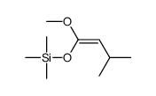 (1-methoxy-3-methylbut-1-enoxy)-trimethylsilane Structure