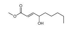 methyl 4-hydroxynon-2-enoate结构式
