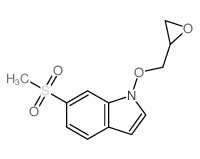 6-(METHYLSULFONYL)-1-(OXIRAN-2-YLMETHOXY)-1H-INDOLE图片