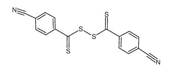 bis(4-cyanothiobenzoyl) disulfide Structure