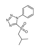 5-(2-methylpropane-1-sulfonyl)-1-phenyl-1H-tetrazole Structure