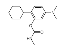 methyl-carbamic acid-(2-cyclohexyl-5-dimethylamino-phenyl ester) Structure