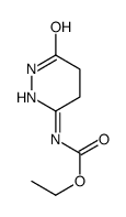 3-Pyridazinecarbamic acid,1,4,5,6-tetrahydro-6-oxo-,ethyl ester (5CI) Structure