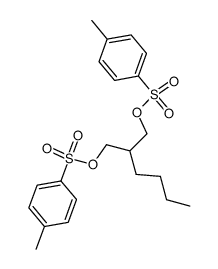 2-butylpropane-1,3-diol di-p-toluenesulphonate Structure