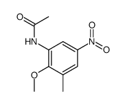acetic acid-(2-methoxy-3-methyl-5-nitro-anilide) Structure