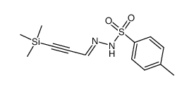 (3-(trimethylsilyl)-2-propynylidene)-4-methylbenzenesulfonyl hydrazide Structure