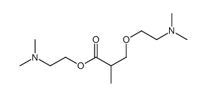 2-(dimethylamino)ethyl 3-[2-(dimethylamino)ethoxy]isobutyrate structure