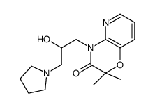 10-(2-hydroxy-3-pyrrolidin-1-yl-propyl)-8,8-dimethyl-7-oxa-2,10-diazab icyclo[4.4.0]deca-2,4,11-trien-9-one picture