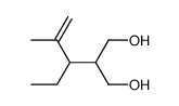 2-(1-ethyl-2-methyl-2-propenyl)-1,3-propanediol结构式