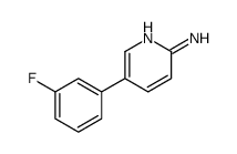 5-(3-氟苯基)吡啶-2-胺结构式