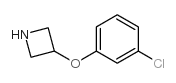 3-(3-氯苯氧基)氮杂丁烷结构式