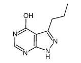 3-propyl-1H-pyrazolo[3,4-d]pyrimidin-4-ol Structure