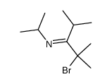 N-(2-bromo-2,4-dimethyl-3-pentylidene)isopropylamine结构式