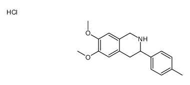 6,7-dimethoxy-3-(4-methylphenyl)-1,2,3,4-tetrahydroisoquinoline,hydrochloride Structure