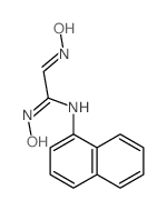 N-[1-(naphthalen-1-ylamino)-2-nitroso-ethenyl]hydroxylamine Structure