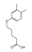 5-(3,4-dimethylphenoxy)pentanoic acid Structure