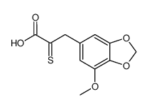 3-(7-methoxy-benzo[1,3]dioxol-5-yl)-2-thioxo-propionic acid结构式