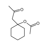 [1-(2-oxopropyl)cyclohexyl] acetate Structure