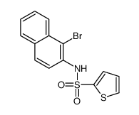 N-(1-bromonaphthalen-2-yl)thiophene-2-sulfonamide Structure