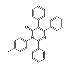 3-(4-methylphenyl)-2,5,6-triphenylpyrimidin-4-one结构式