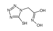 N-hydroxy-2-(5-sulfanylidene-2H-tetrazol-1-yl)acetamide结构式
